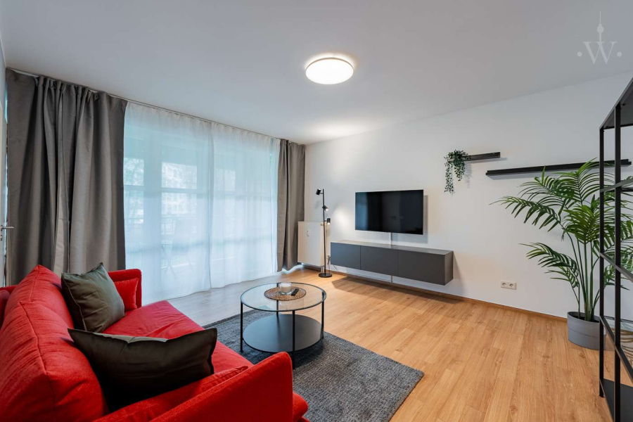 Möblierte 2-Zimmer Wohnung in Tegel mit Wasserblick – ideal für Home-Office, Am Tegeler Hafen, 13507 Berlin, Tegel (Reinickendorf)