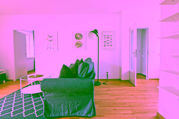 Wohnzimmer - Schöne möblierte 3-Zimmer-Wohnung in zentraler Lage Berlins