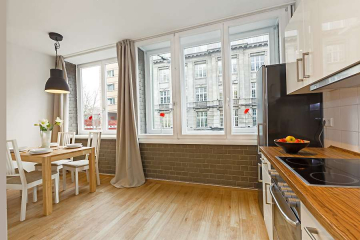Cooking and eating - Cosy 1.5-room flat with terrace - fully furnished