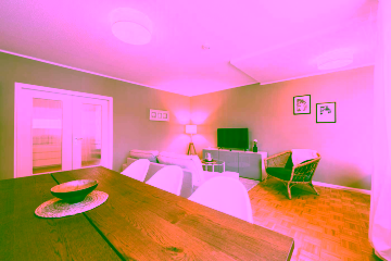 Wohnzimmer - Möblierte 2-Zimmer-Wohnung mit ruhigem Schlafzimmer zum Innenhof