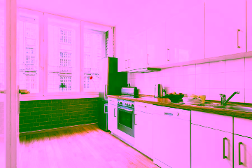 Küche - Gemütliches 1,5-Zimmer-Apartment mit Terrasse – komplett möbliert