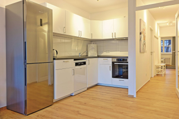 Kitchen2 - Furnished 2-room flat with balcony in popular Berlin neighbourhood