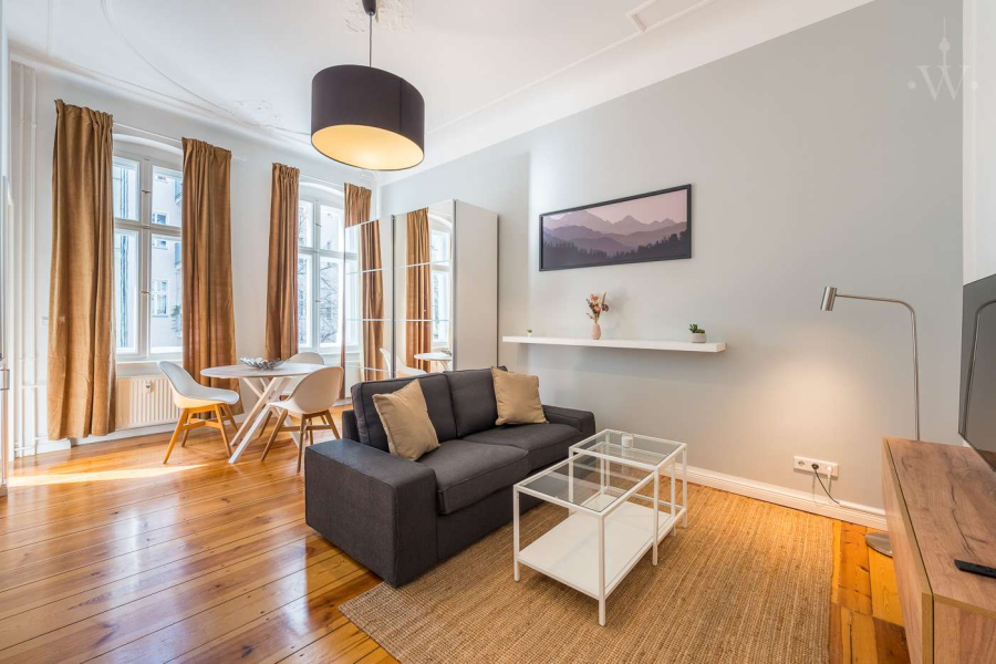 Gemütlich möblierte 1,5-Zimmer-Wohnung im Prenzl‘ Berg mit Balkon, Raumerstraße, 10437 Berlin, Prenzlauer Berg