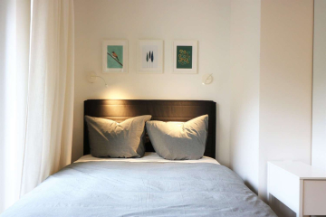 Schlafbereich - Möbliertes 1-Zimmer-Apartment in bester Berliner Wohnlage